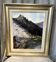 Oil on canvas representing a lake signed lucien wolff alsacian painter