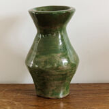 Glazed terracotta vase