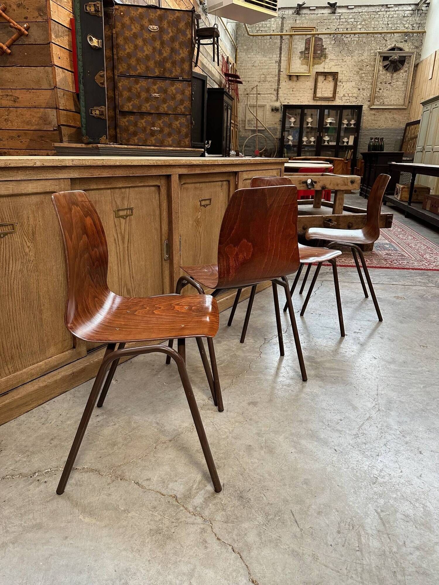 Set of 4 Pagwood Chairs by Pagholz Flötotto