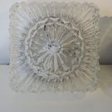 Glass ceiling lamp pair