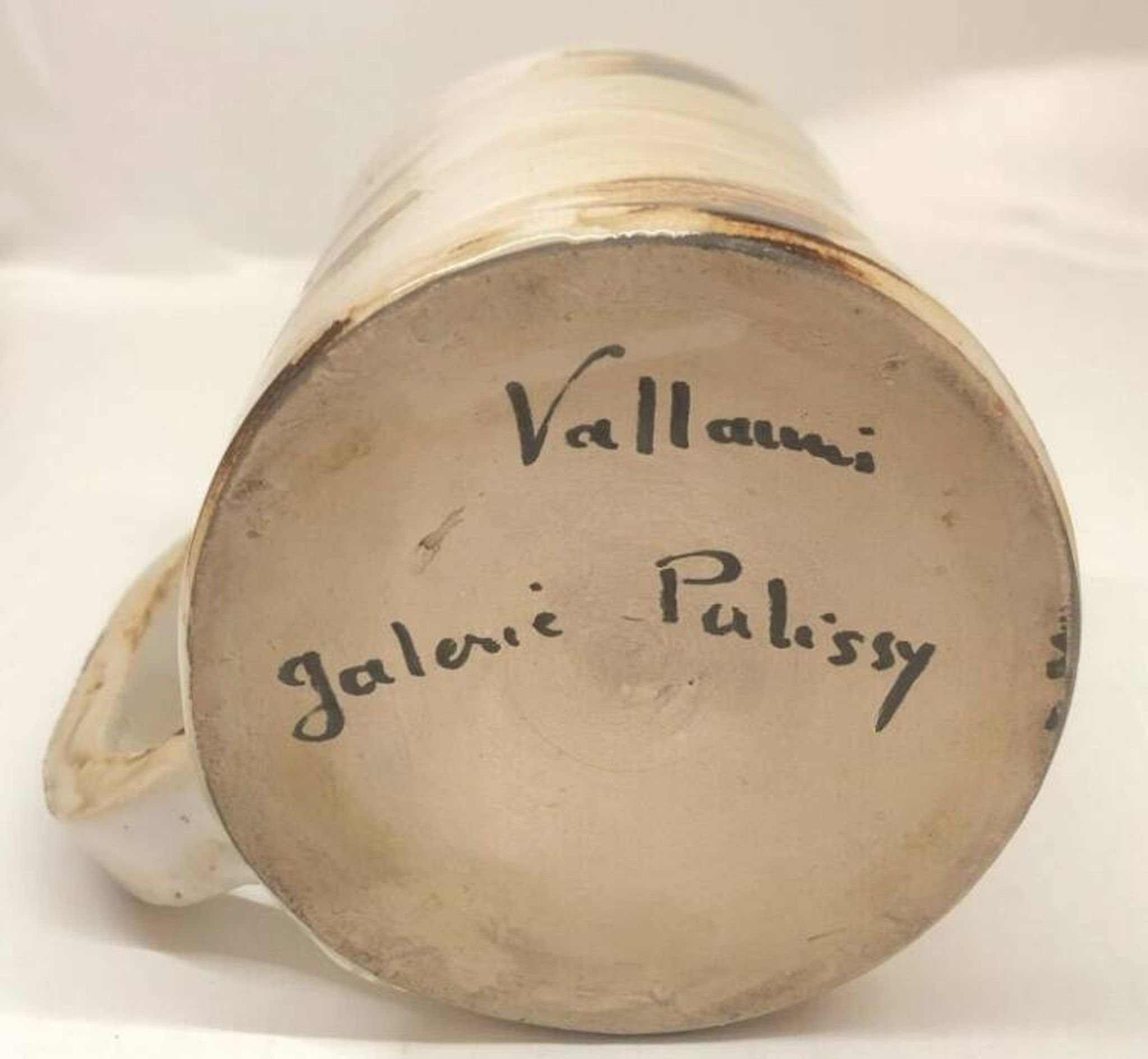 Lot of 4 cups from the Palissy gallery in Vallauris