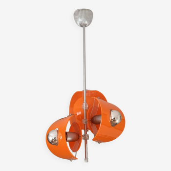 Lustre Spoutnik. 1970. Plexiglas orange.