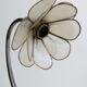 Lampe fleur en laiton et nacre