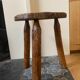 Tabouret de vacher en bois