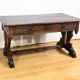 Table, bureau en chêne, style Néogothique – début XXème