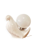 Bird lamp "dove" in white ceramic, 1970