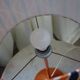 Vintage 1970s tulip-shaped floor lamp with contemporary lampshade