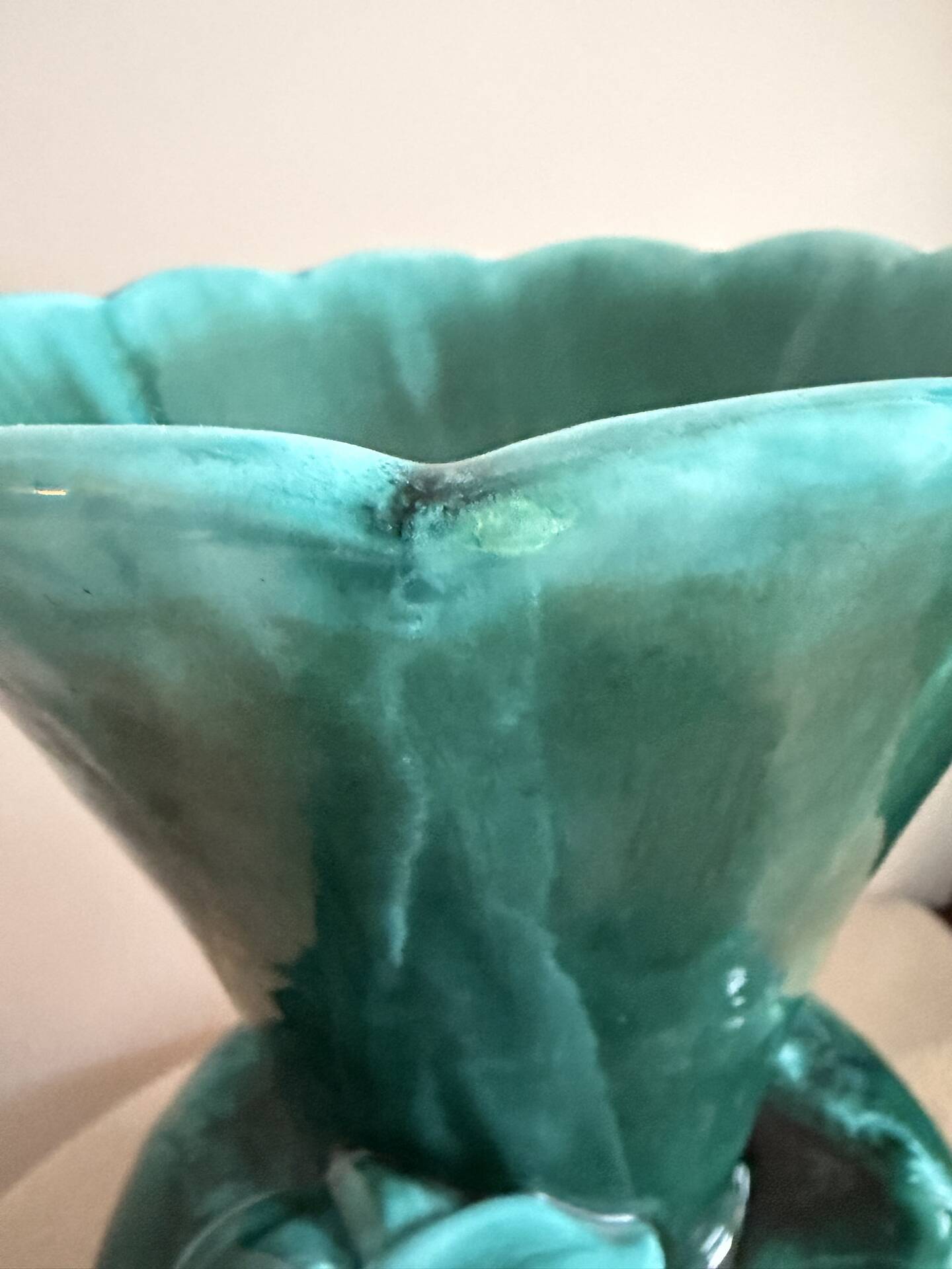 Mid-Century Vallauris Flamed Ceramic Amphora Vase by Louis Giraud