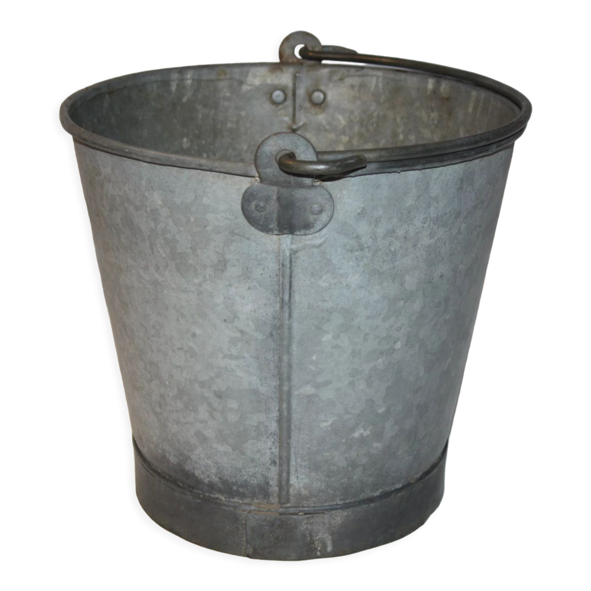 Old zinc bucket
