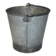 Old zinc bucket