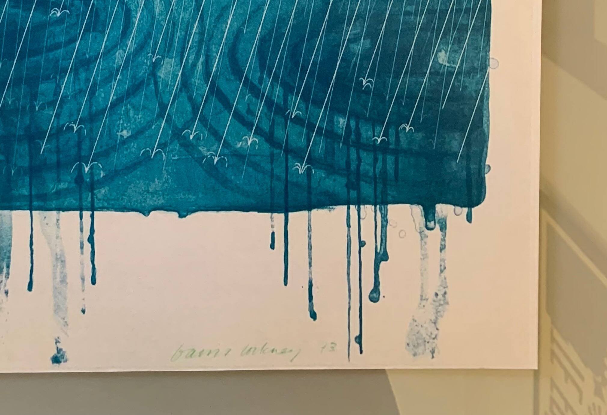 David hokney “the rain” 1973 los angeles