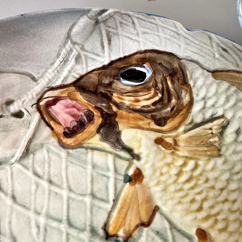 Set of 6 ceramic dinner plates, Spain, 1960s, CH Hispania