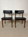 2 vintage Scandinavian chairs attributed to SAX – 1960s