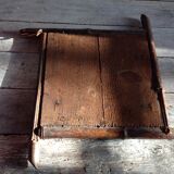 Bevelled bamboo mirror