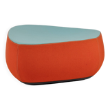 Red and Turquoise Fjord Medium Ottoman/Footstool by Patricia Urquiola for Moroso