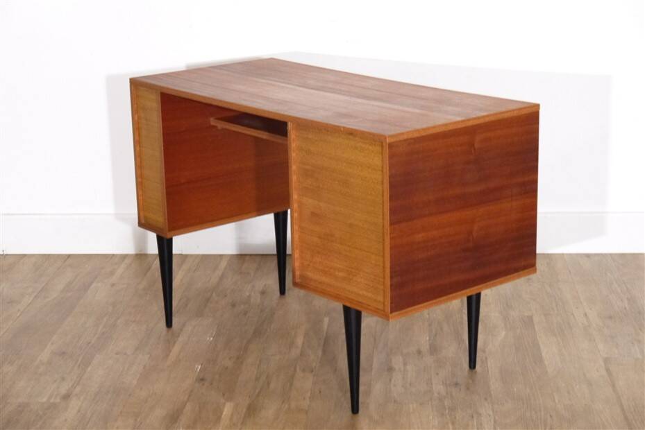 Bureau vintage scandinave en bois 1960