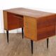 Bureau vintage scandinave en bois 1960