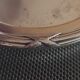 Pair of silver metal bottle underwear punched Art Deco - 1930s