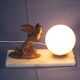 Lampe veilleuse années 50 à l'oiseau