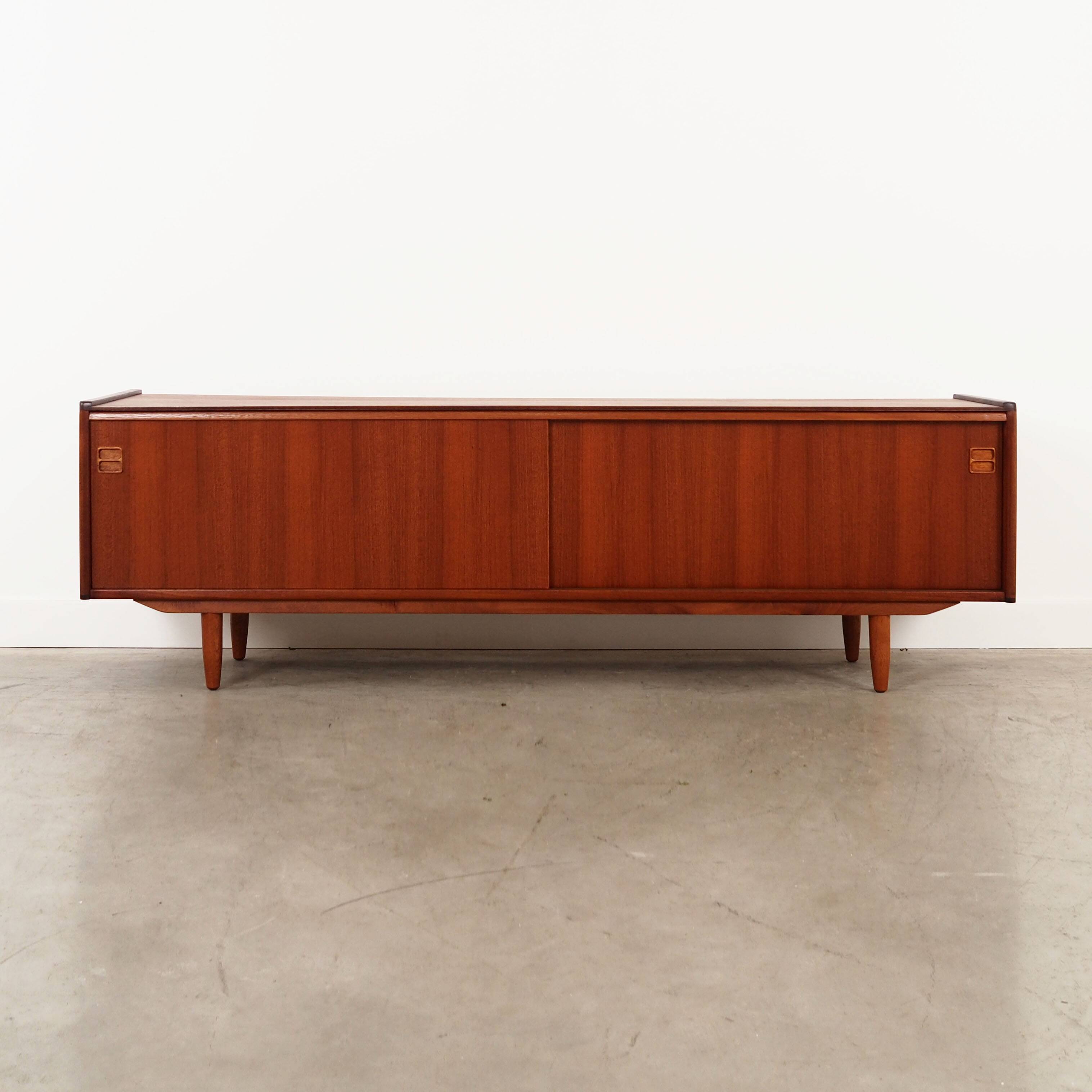Teak sideboard, Danish design, 1970s, manufacturer: Aerthoj Jensen & Molhol