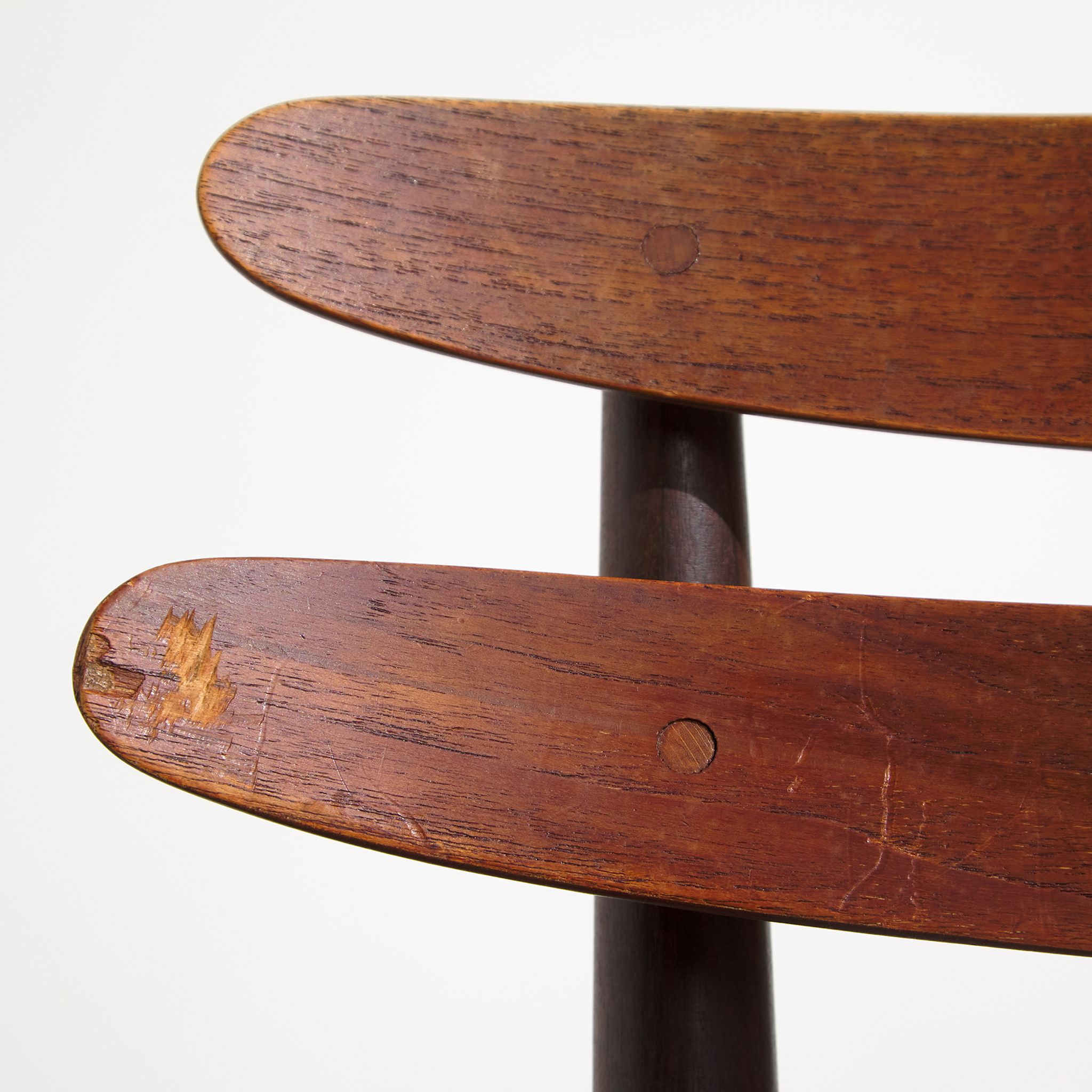 Model 178 teak dining chairs by johannes andersen for bramin