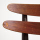 Model 178 teak dining chairs by johannes andersen for bramin