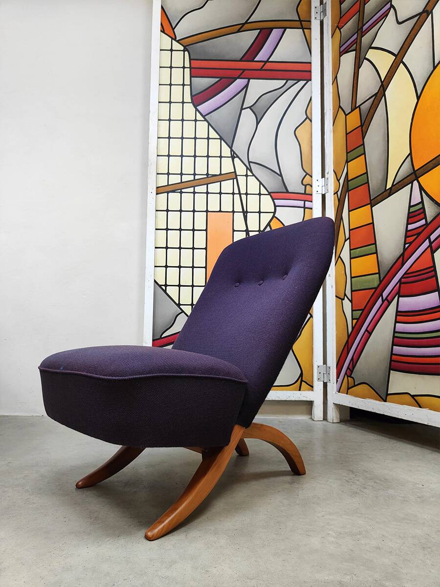 Vintage Dutch design Congo chair Theo Ruth Artifort