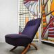 Vintage Dutch design Congo chair Theo Ruth Artifort