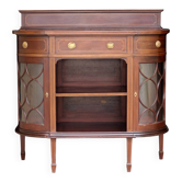 Elegant console by waring & gillow ltd, in mahogany veneer.