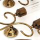 Angelo Lelli design three wall lamps by Arredoluce Italy 1950