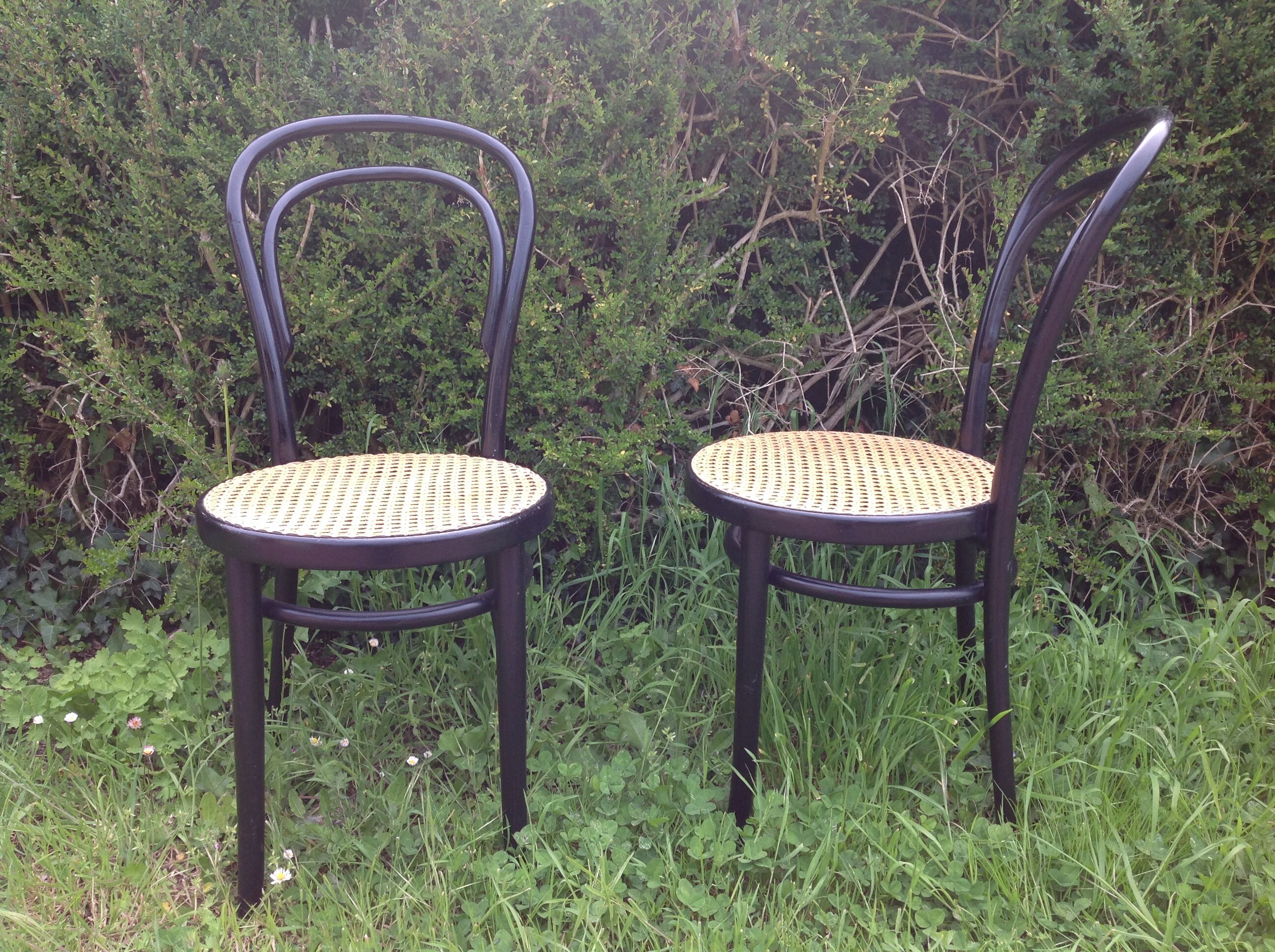 2 bistrot chairs   Thonet, zpm Radomsko