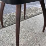 H259 coffee table by Jindrich Halabala in brown and white beech, 1930s design.