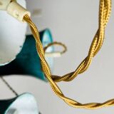 Green cast iron cascading chandelier