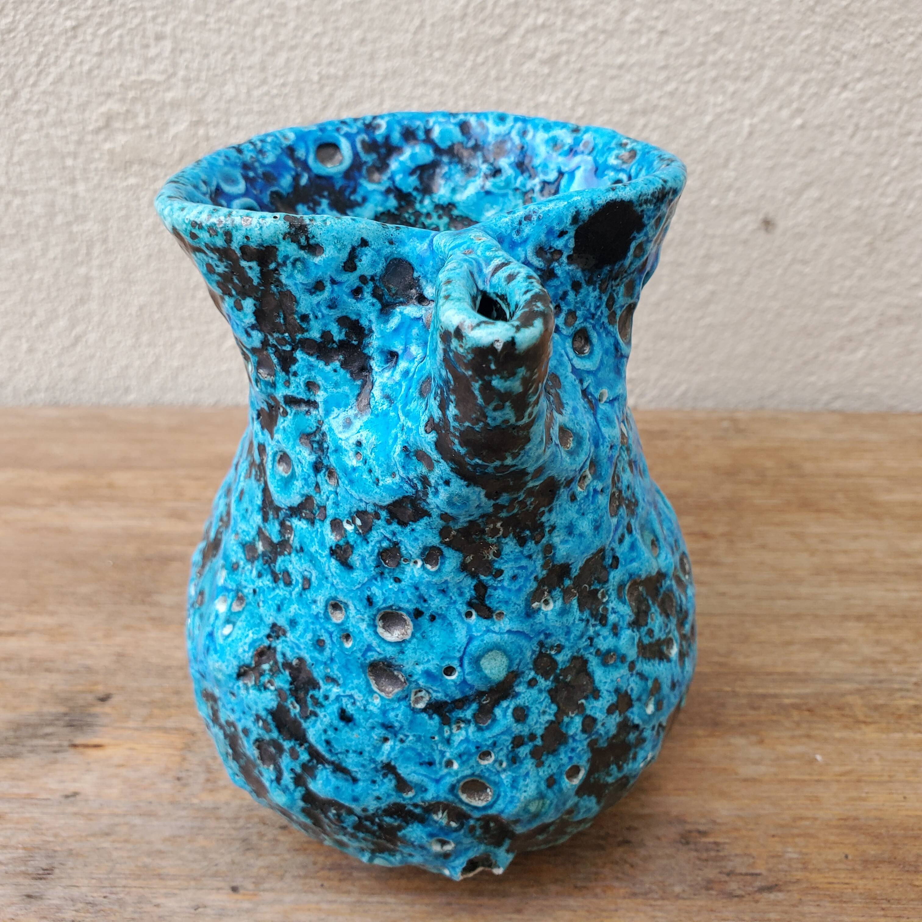 Fat Lava ceramic vase pitcher