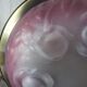 Suspension pink glass paste