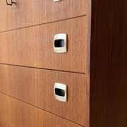 Swedish mid-century chest of drawers teak five drawers