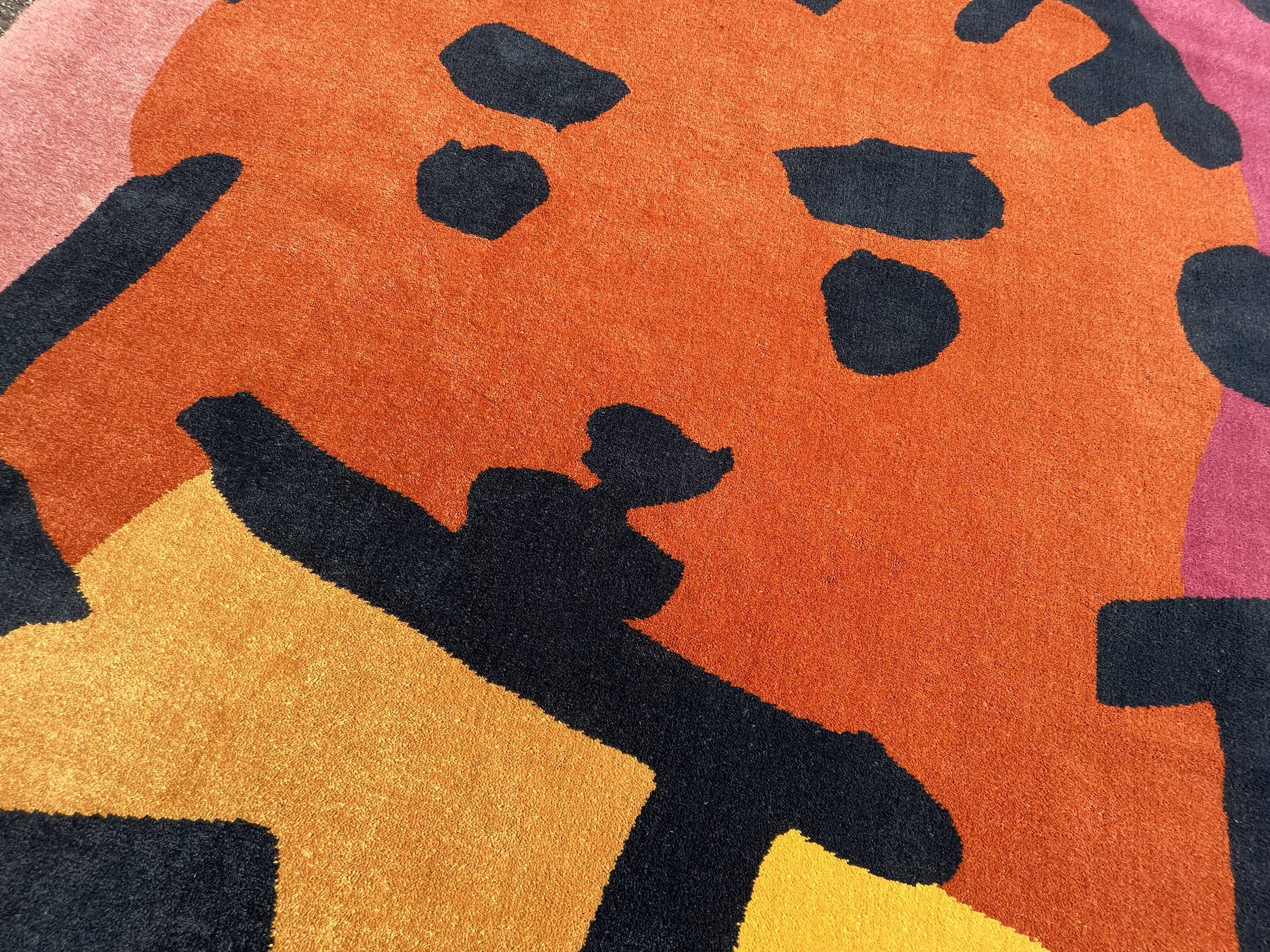 Contemporary Carpet after artist Paul Klee