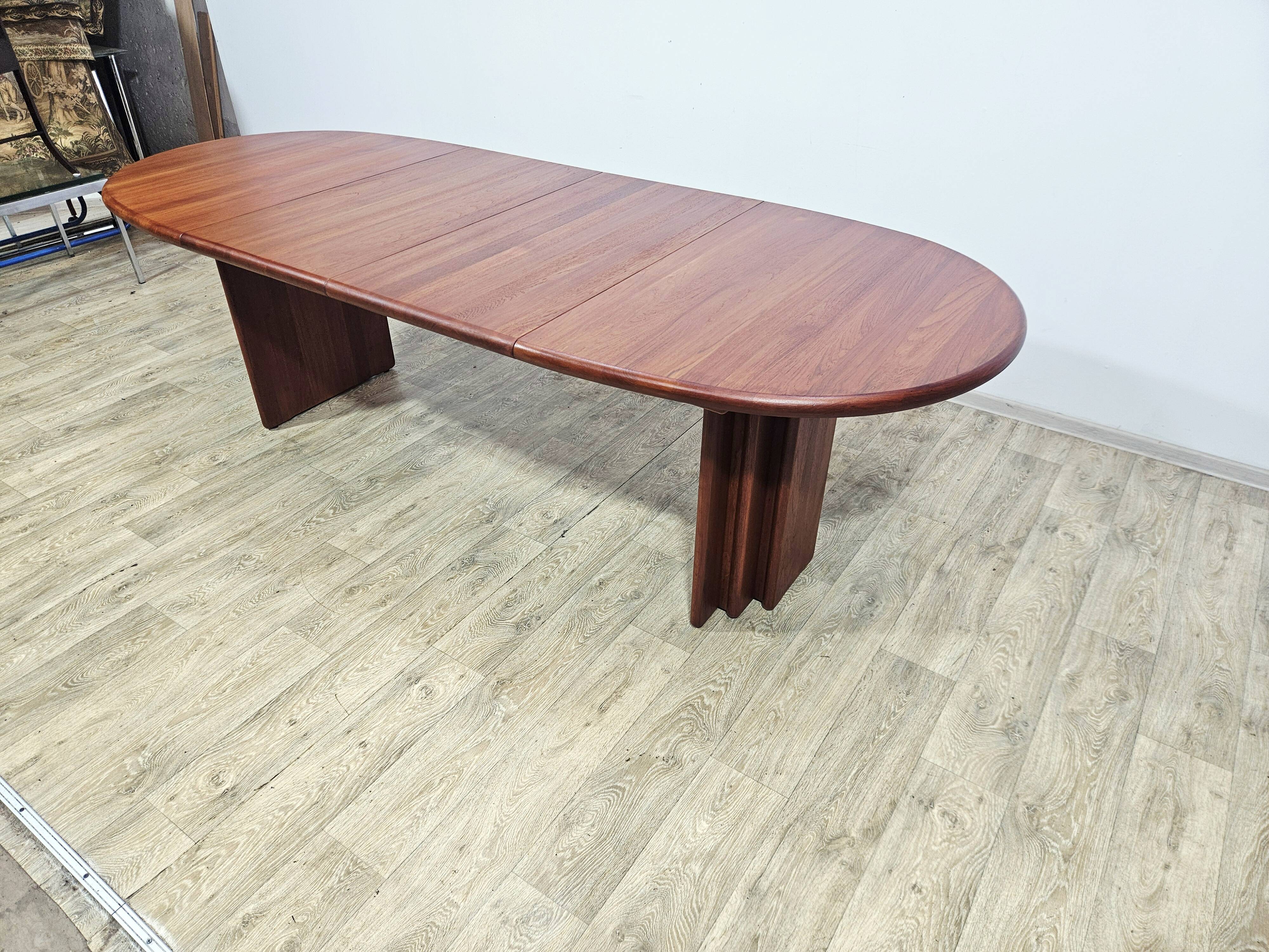 Extendable table/Teak /S.Burchardt-Nielsen (Møbel Fabrik)/Denmark 1980s