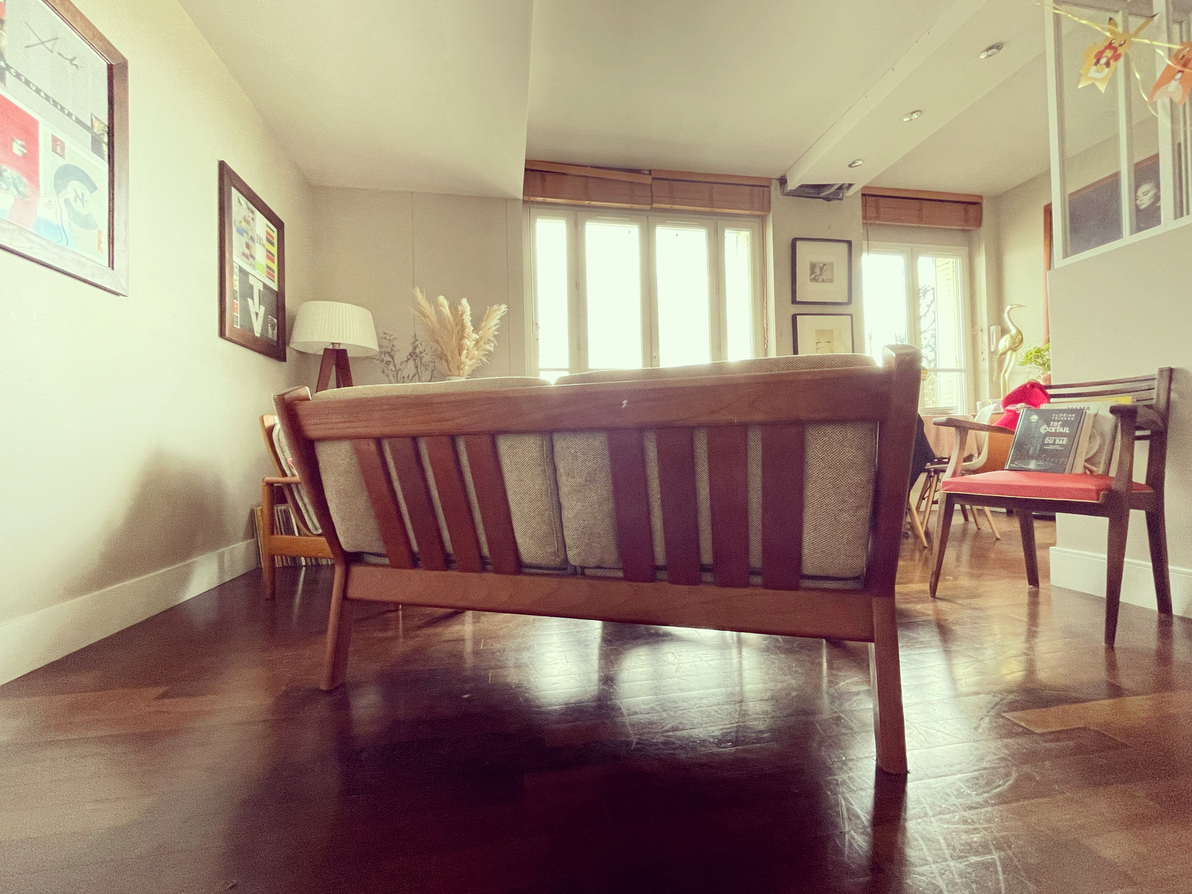 Scandinavian 2-seater sofa