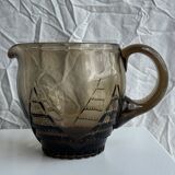 Smoked glass carafe