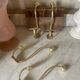Pair of 19th century brass ball hooks