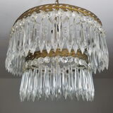 Gloss 2-row Crystal pendants