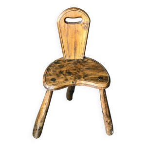 Chaise de traite tripode