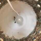 Ceramic table lamp, from Danish Leif Holm. with two light sources