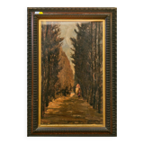 Route forestière, CESARE RIESCH (1906 - 1981)