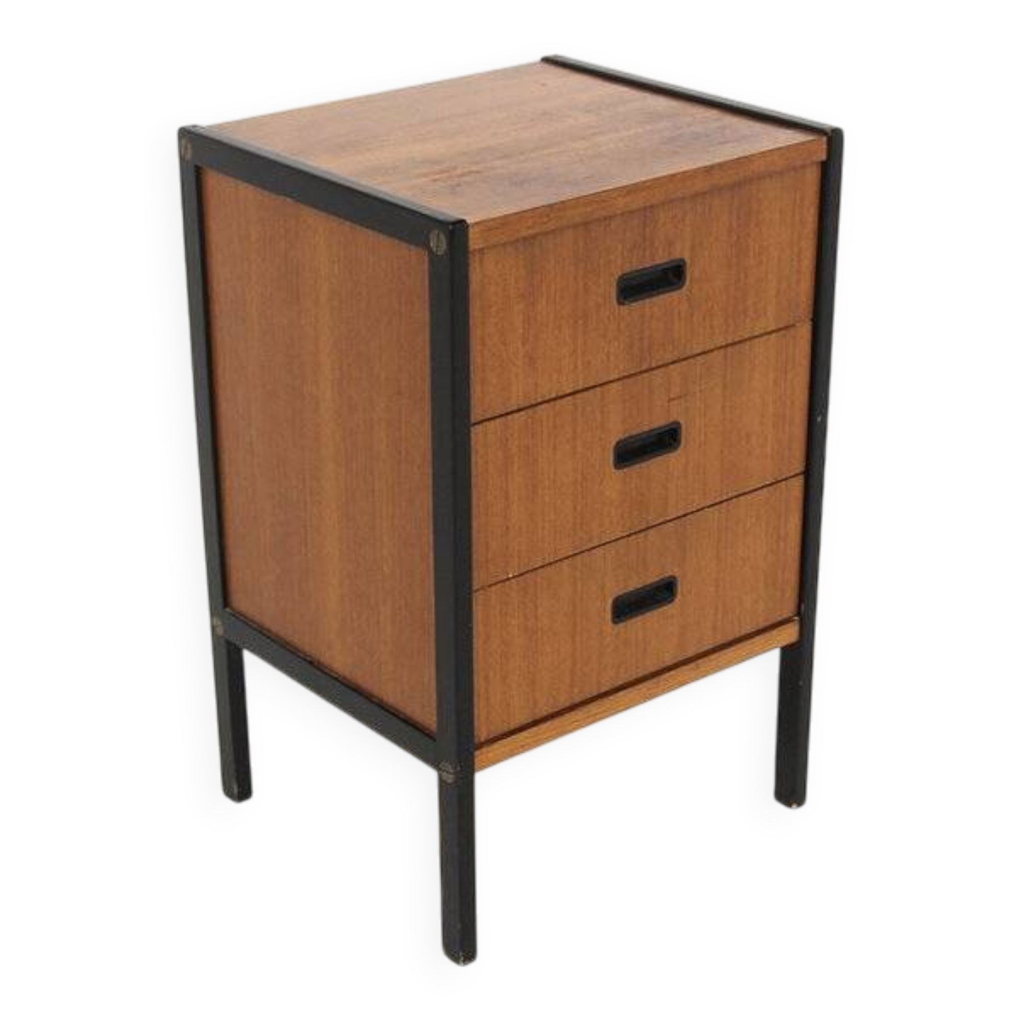 Scandinavian teak and oak chest of drawers, Bertil Fridhagen, Bodafors, Sweden, 1960