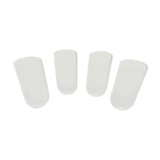 Set of four crystal glass