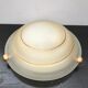 Plafonnier applique applied moulded glass - vintage metal support
