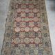 Vintage hand-knotted rug in virgin wool and silk, 1960s.