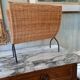 Wicker folding magazine door